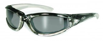 Riding Glasses - FlashPoint CF FM Style Riding Glasses with Gray Frames > Part #GL-FP-CF-FM-GRAY